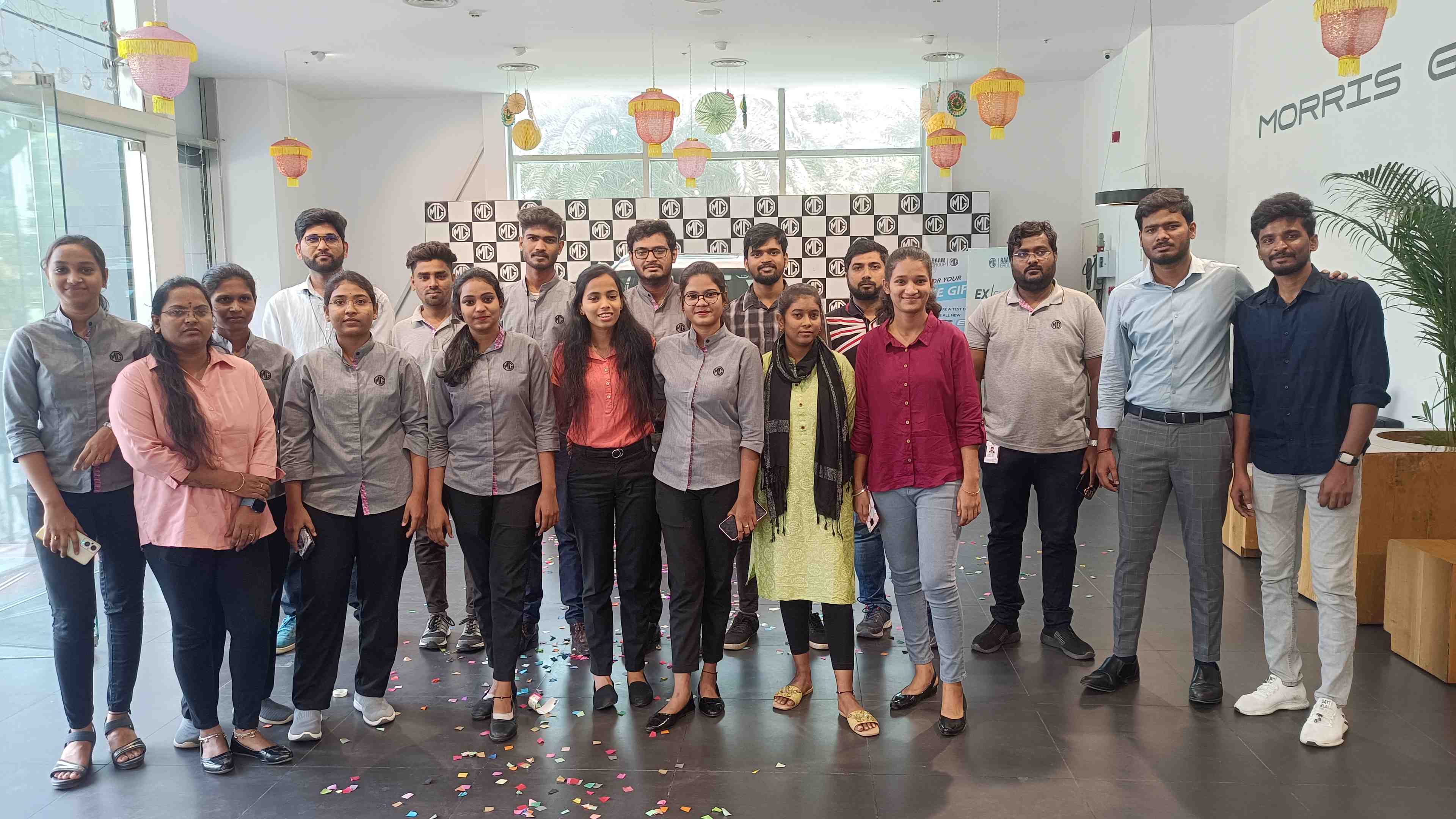 Raam MG Showroom - Modern dealership showcasing MG vehicles and customer service excellence