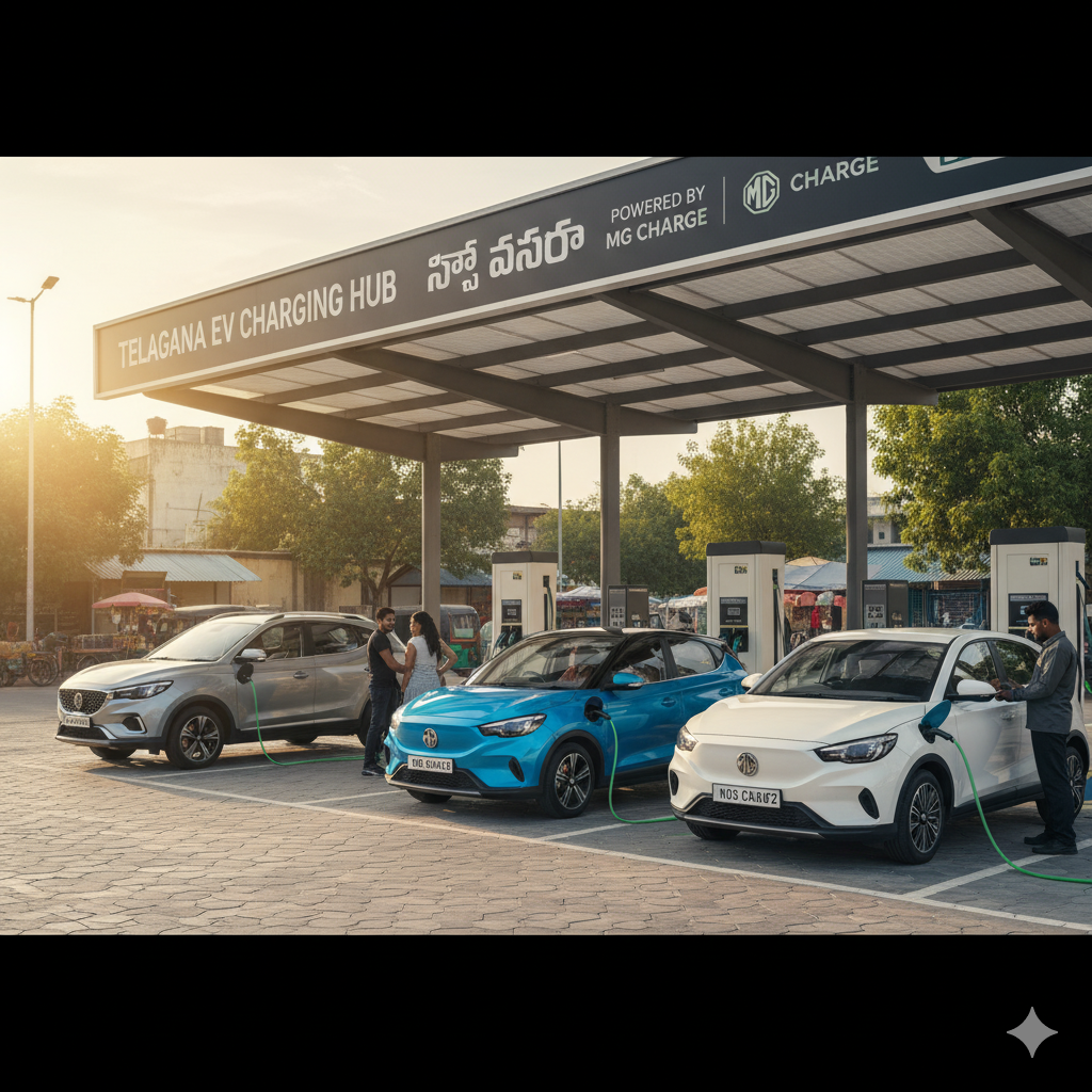 Growing EV Charging Infrastructure Across Telangana