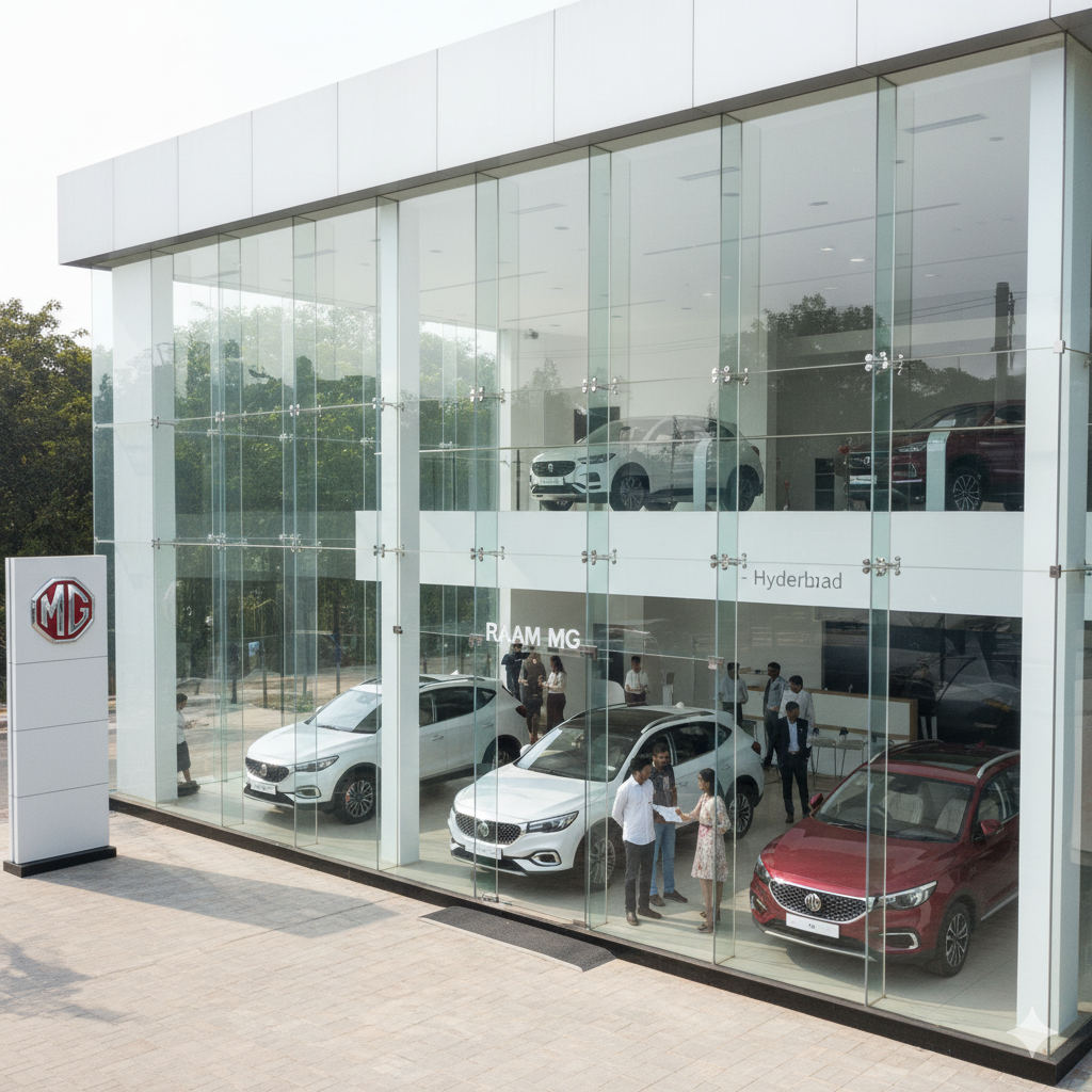 RAAM MG Expands with New State-of-the-Art Showroom in Hyderabad