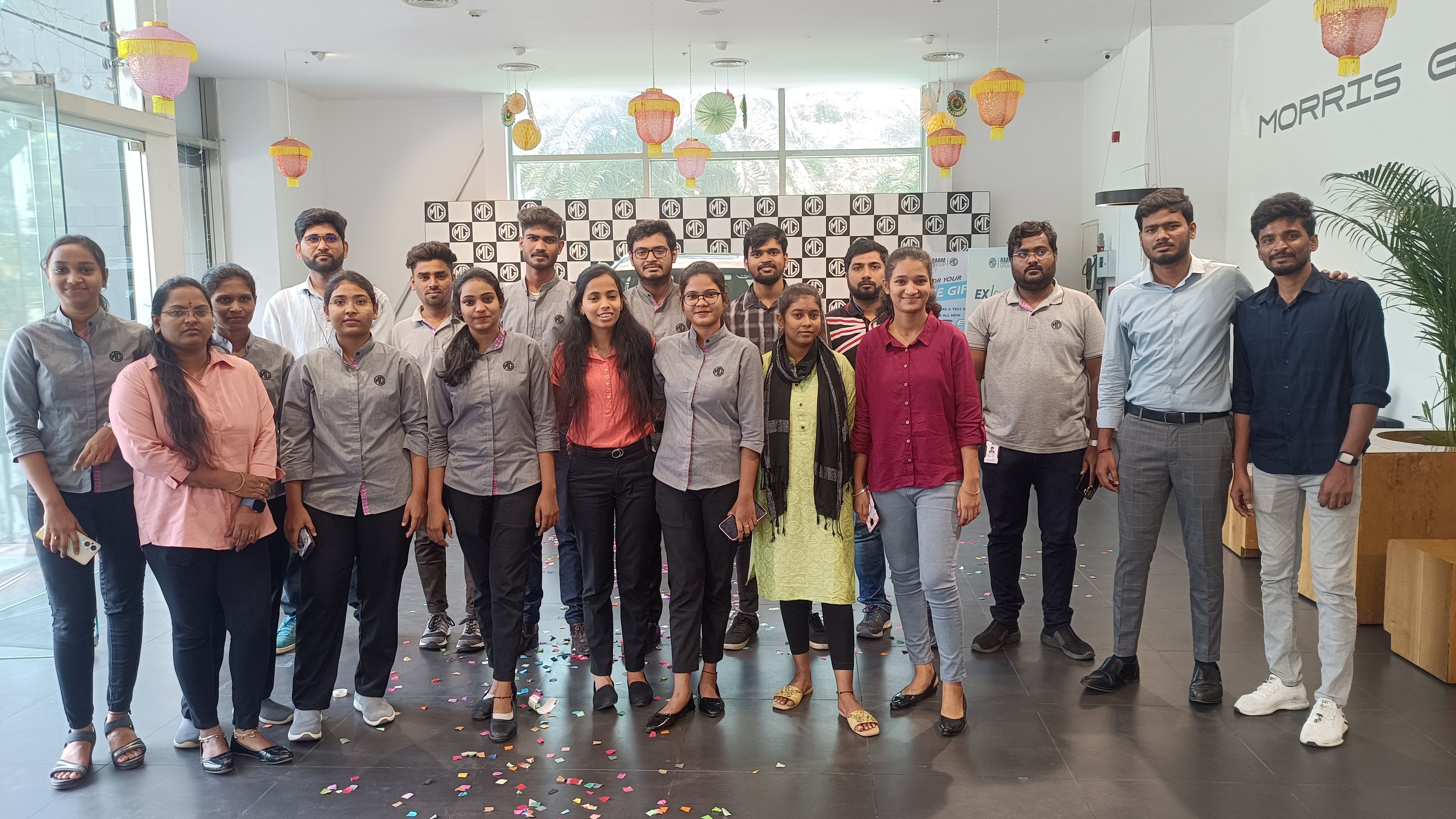 Raam MG Showroom - Modern dealership showcasing MG vehicles and customer service excellence