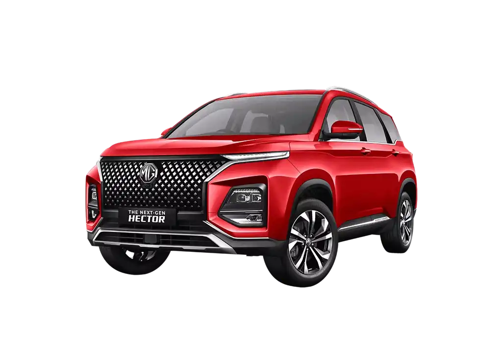 MG Hector in Red color