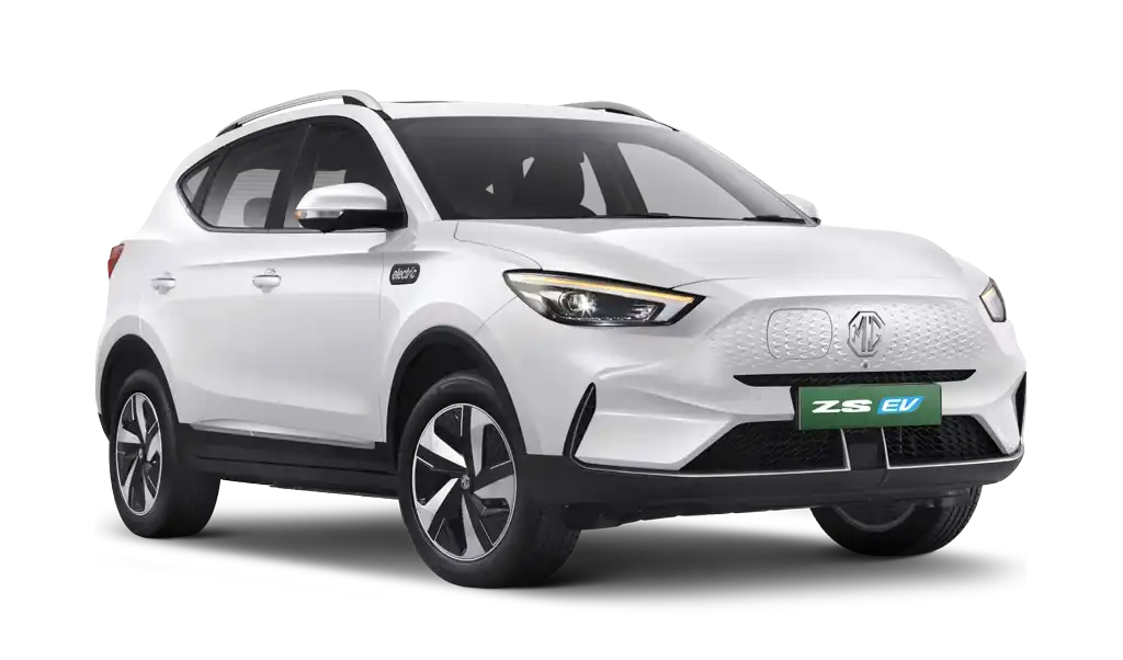 MG ZS EV in Glaze Red color