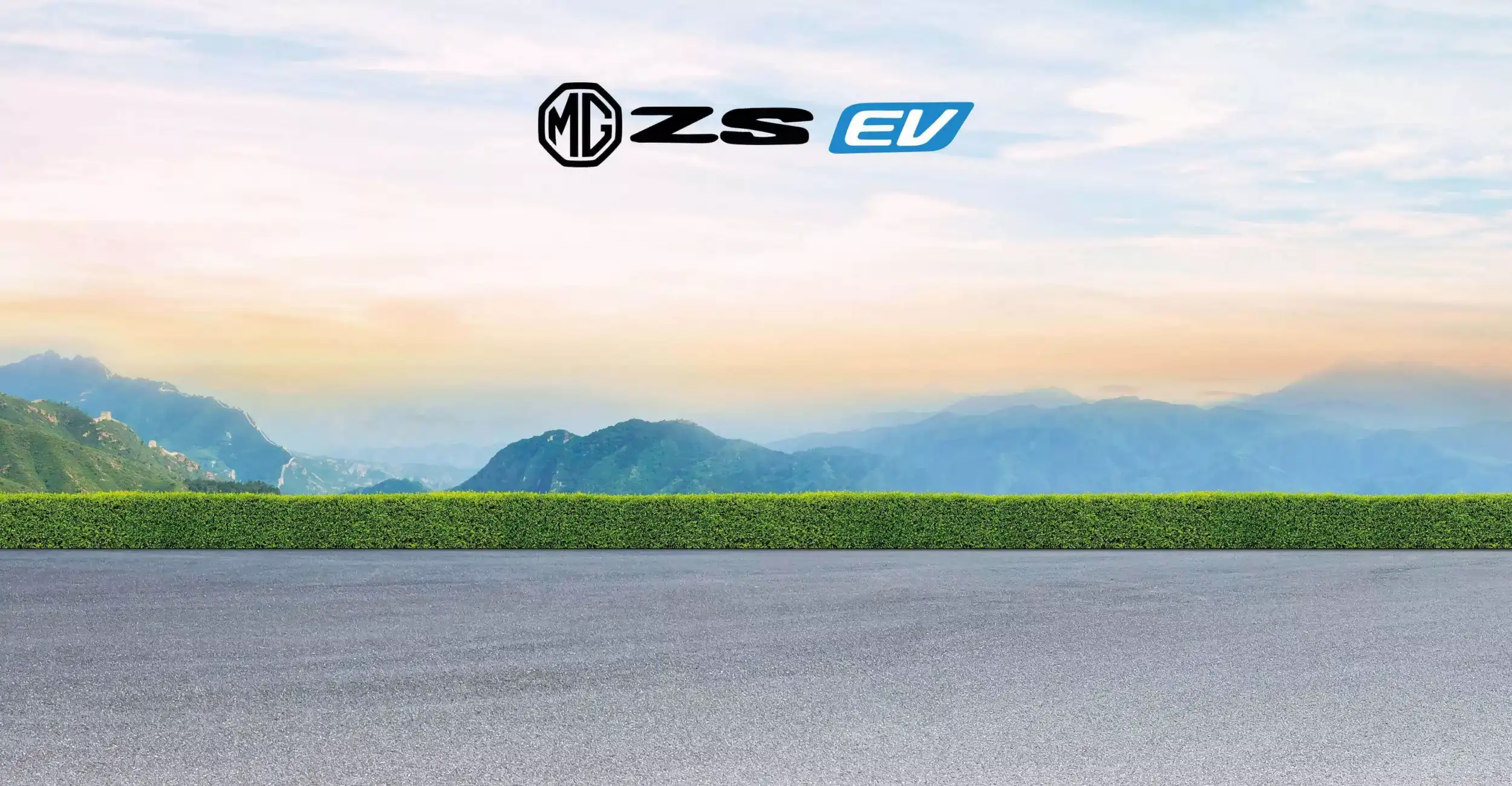 MG ZS EV electric SUV background